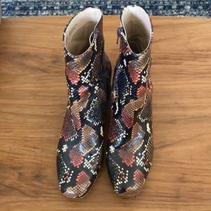 Steve Madden Snake Skin Boots